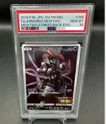 Lot Pokémon carte grade et un coffret mewtwo