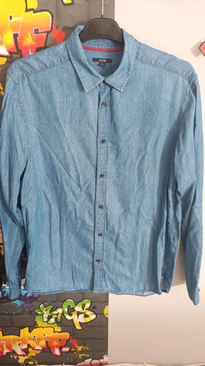 Chemise bleu