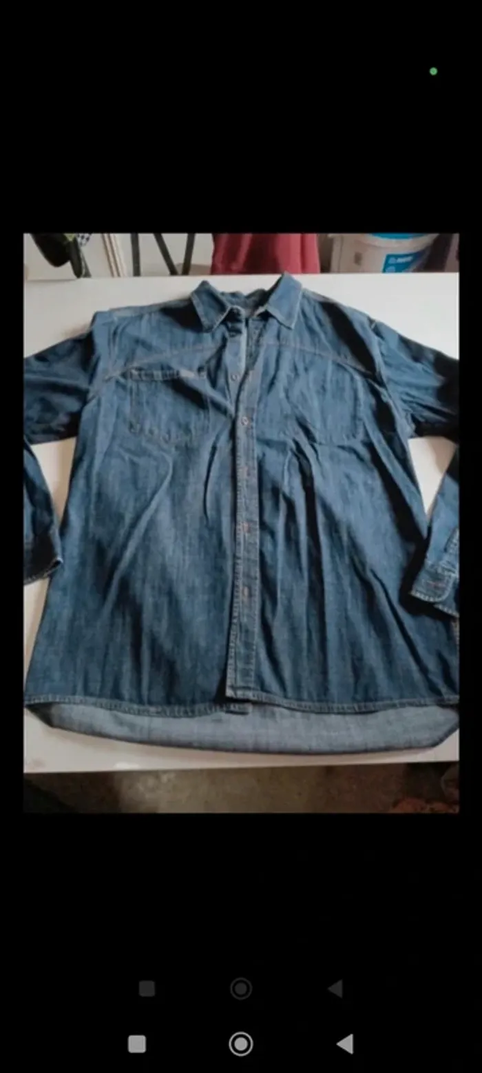 Chemise manches longues en jeans homme Big Star taille xl