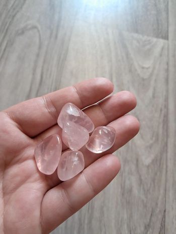 Lot de 5  quartz rose