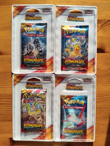 Art set Booster Pokemon ev08 étincelles déferlantes