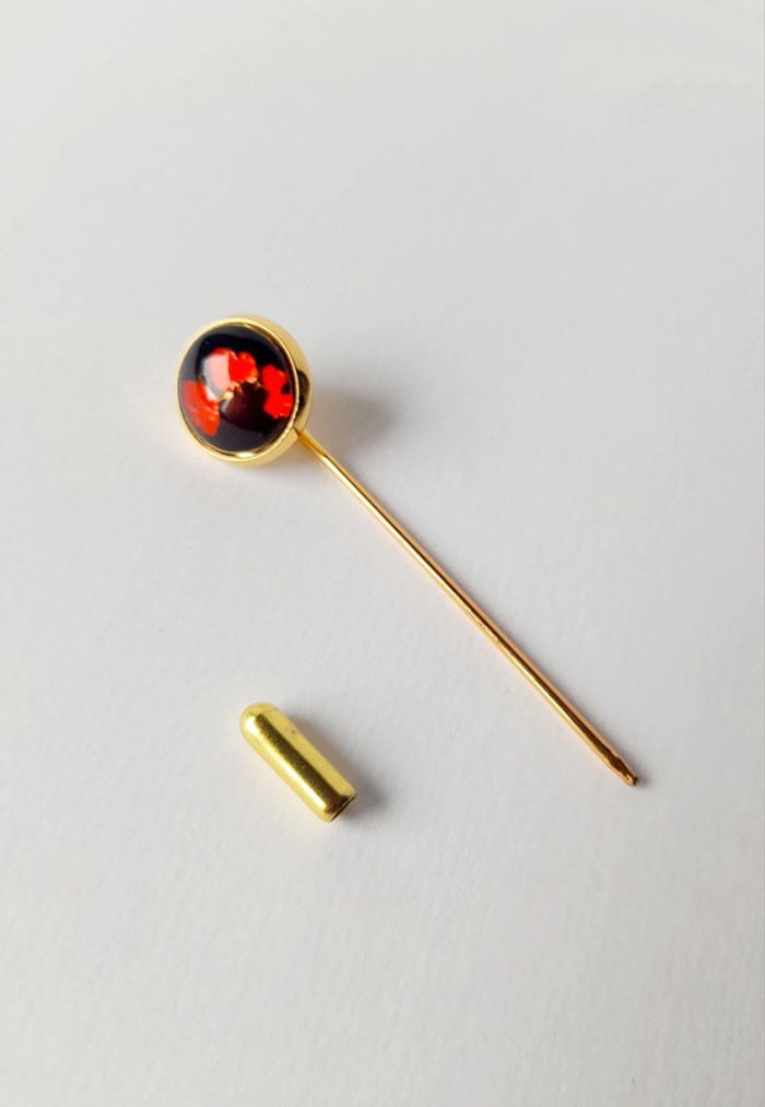 Broche coquelicot - photo numéro 2