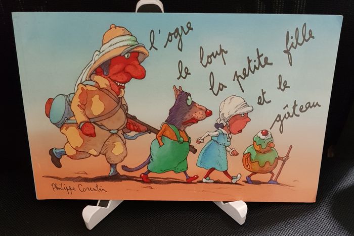 Ogre, le loup, la petite fille et le gâteau (L') - Philippe Corentin - Ecole des loisirs