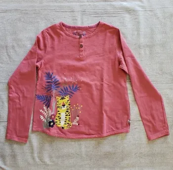 Tee-Shirt Sergent major 10 ans rose