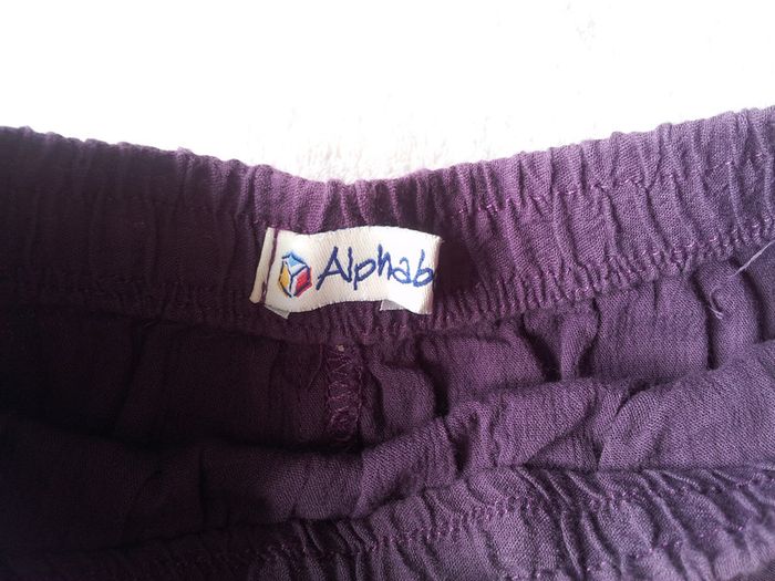 Jupe courte fluide taille élastiquée violette 4 ans TBE - photo numéro 4