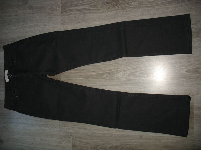 PANTALON DROIT NOIR "ETAM" - TAILLE 40 - n°01 - photo numéro 2