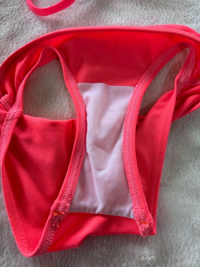 🌸Maillot de bain 2 pièces fille 4 ans orange/corail🌸 - photo numéro 4