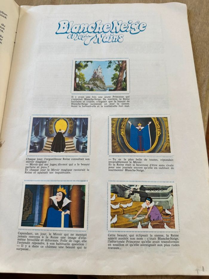 Album Walt Disney Blanche neige et les 7 nains non complet (manque 3) AGEducatifs (type Panini ) - photo numéro 4