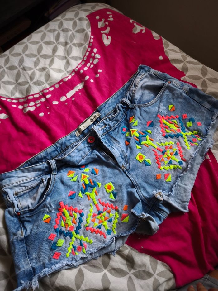 Short en jean
