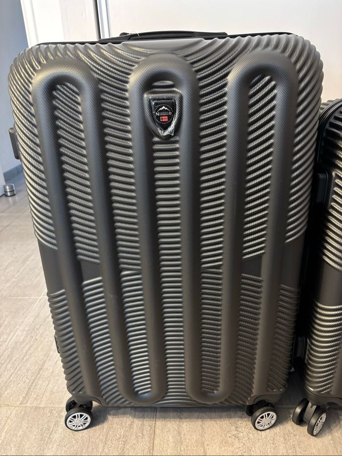 Lot de 3 valises grises Geographical Norway - photo numéro 4