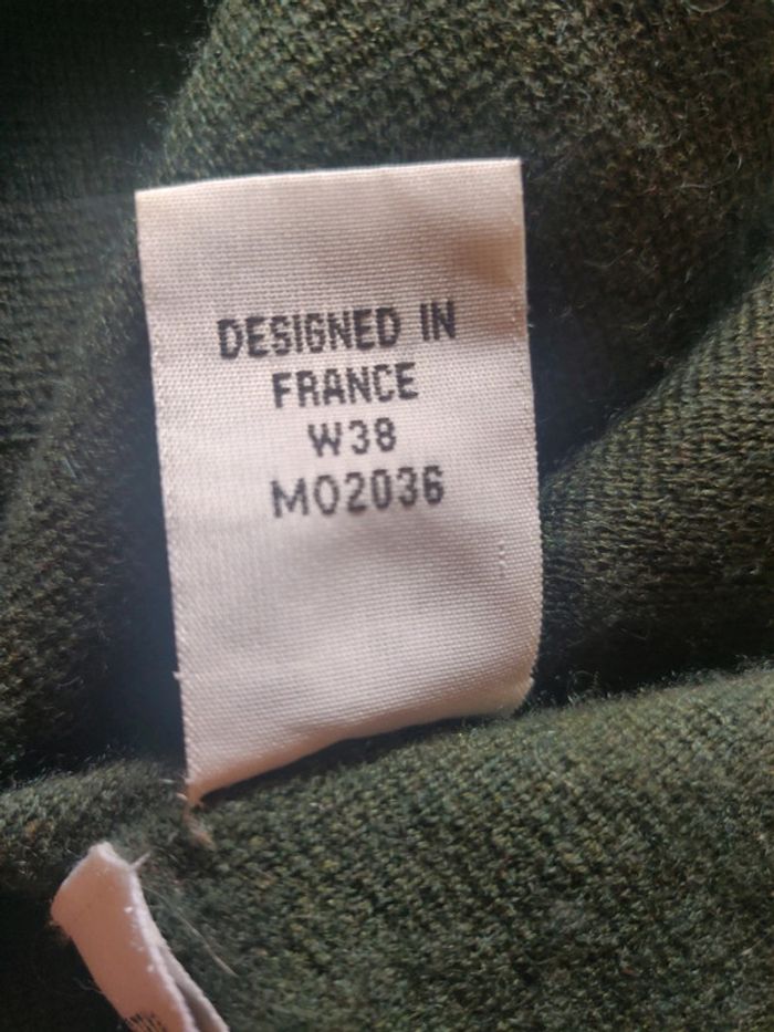 Robe pull en cachemire et soie vert foncé Eric Bompard - photo numéro 9