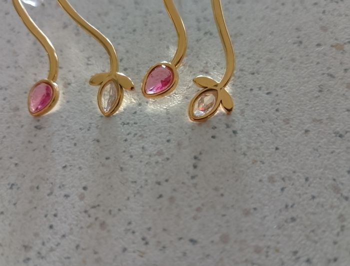 Jolies boucles d'oreilles femme - photo numéro 3