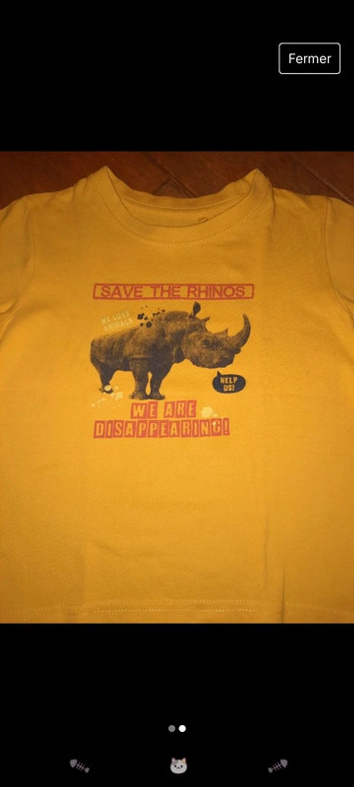 Lot 4 t shirts Blue seven coton bio 3 ans ou 98 cm - photo numéro 10