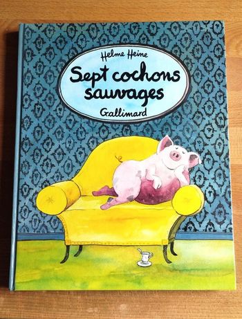 Livre enfant Sept cochons sauvages