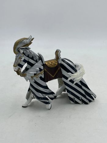 Figurine Cheval médiéval Papo 2006 12 x 11 cm