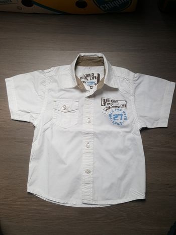 Chemise manches courtes taille 98