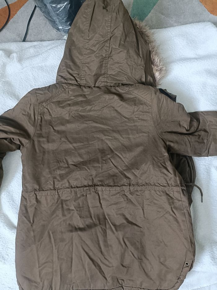 Parka à capuche kaki 12 ans kiabi - photo numéro 6