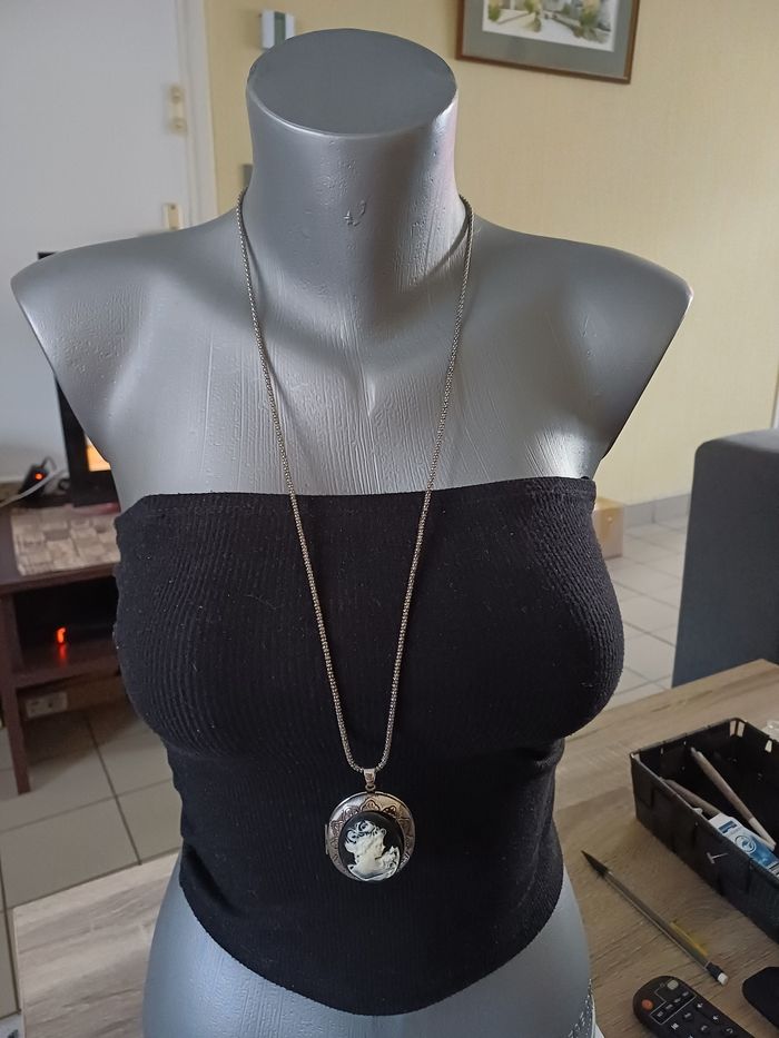Collier Camée porte photo - photo numéro 2