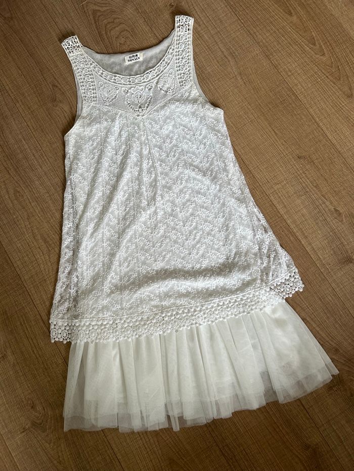 Robe blanche en dentelle Molly Bracken taille unique jamais portée - photo numéro 7