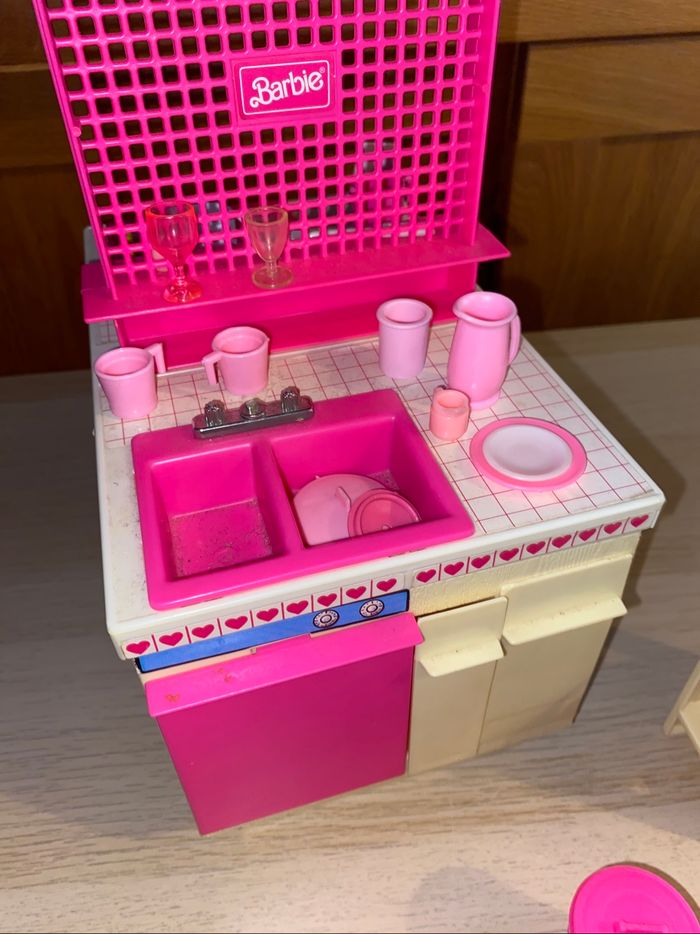 Barbie Mattel poupee 1984 kitchen cuisine cuisinière dream rêve ensueno cucina - photo numéro 8