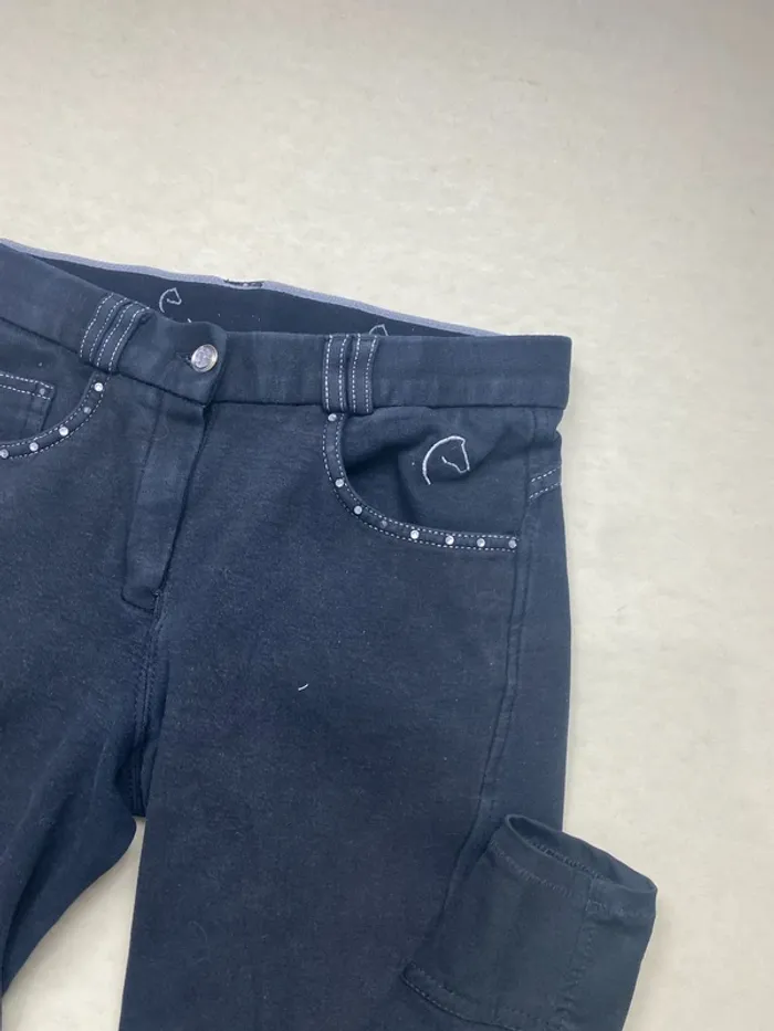 Pantalon Equithème noir strass – Taille 34 – Très bon état - photo numéro 5