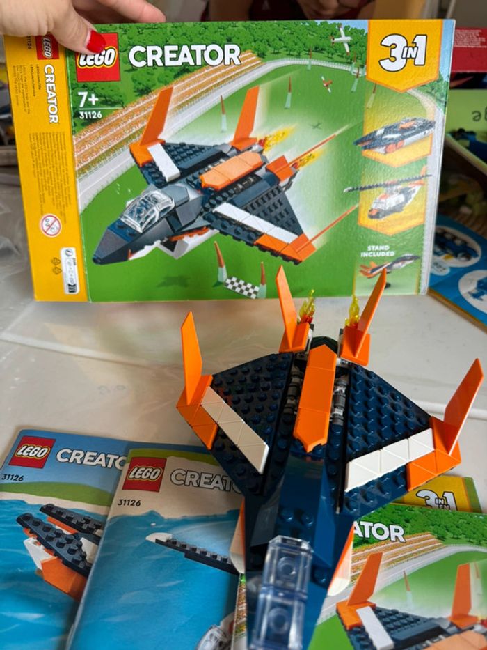 LEGO Creator 3in1 Supersonic-Jet 31126 - photo numéro 2