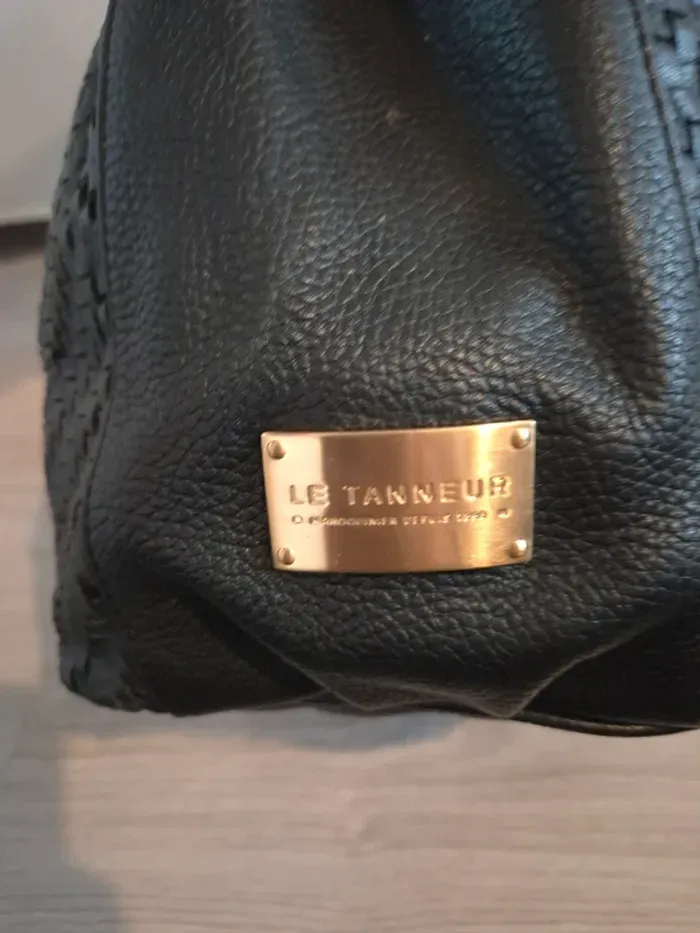 Sac à main en cuir seau le tanneur - photo numéro 2
