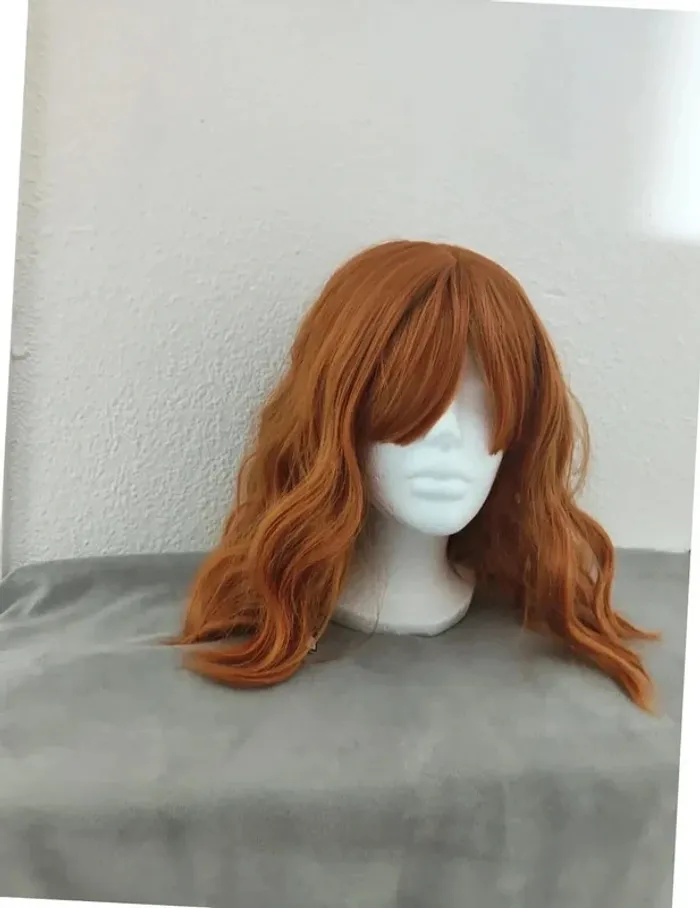 Perruque Naturelle Rousse Glamour Tendance - photo numéro 4