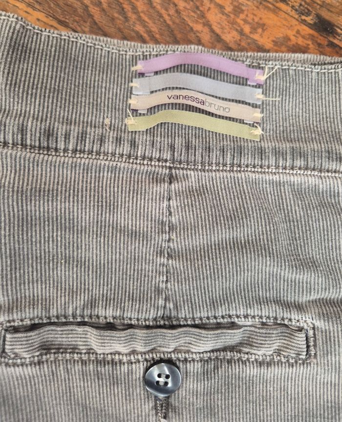 Pantalon Vanessa Bruno gris style chino taille 27 (36/S) femme - photo numéro 3