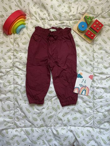 pantalon doublé resserré au bas des jambes 23 mois mes petits cailloux