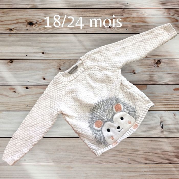 Joli pull herisson