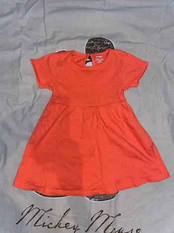 Robe orange Kiabi