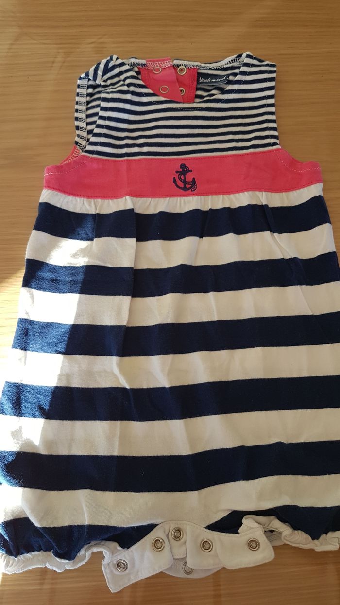 Combi short Week-end à la mer 6 mois - photo numéro 2