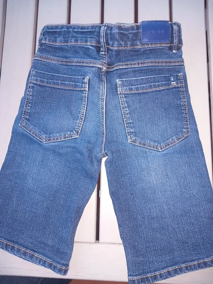 Bermuda slim en jeans Okaidi - photo numéro 4
