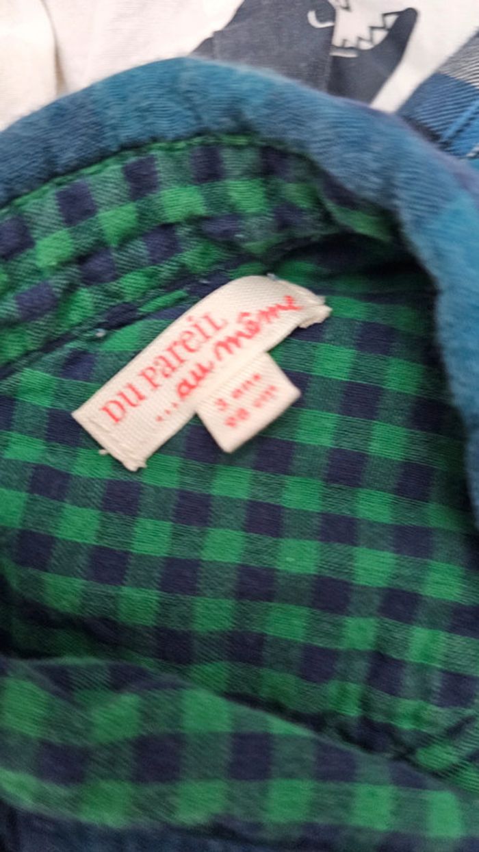 Gros lot 7 chemises manche longue 3 ans - photo numéro 4