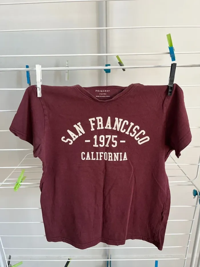 T-shirt bordeaux
