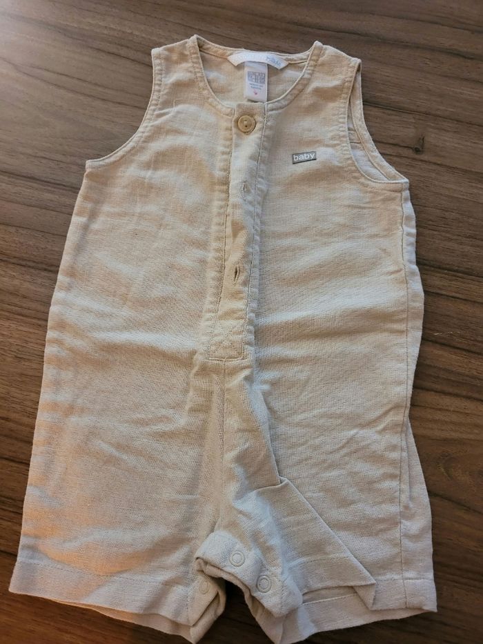 Ensemble costume beige 2-4 mois h&m