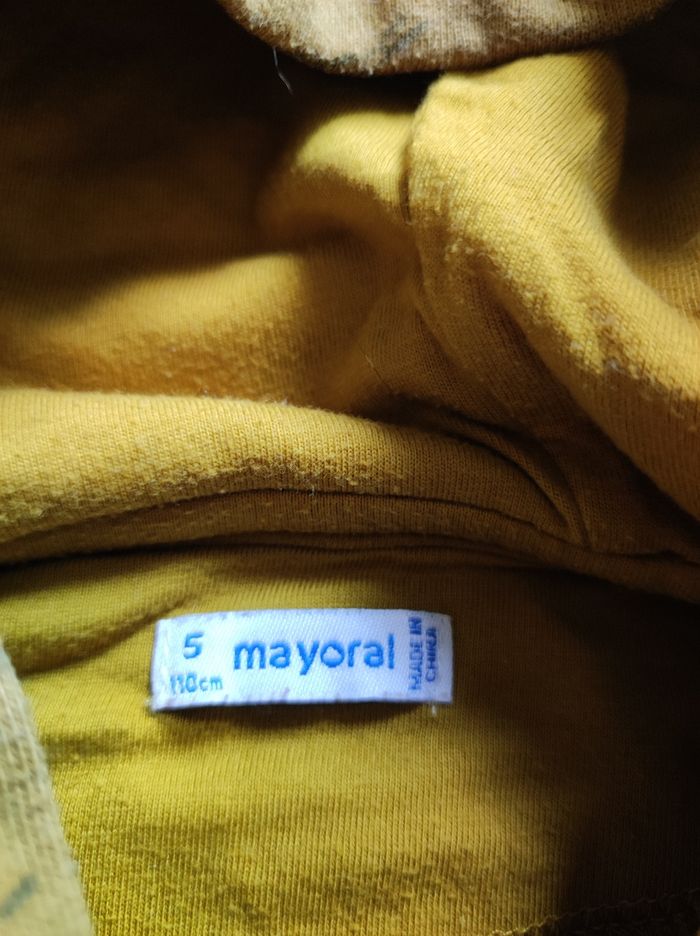 Sweat à capuche Mayoral 5 ans - photo numéro 3