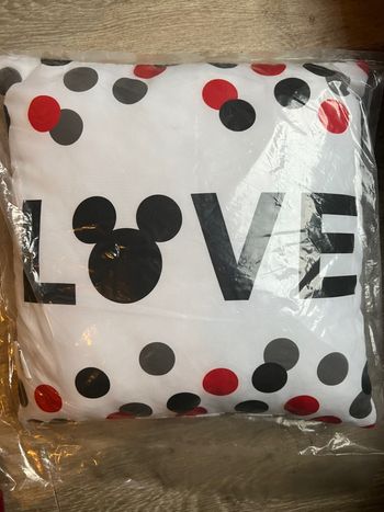 Coussin Mickey et Minnie love