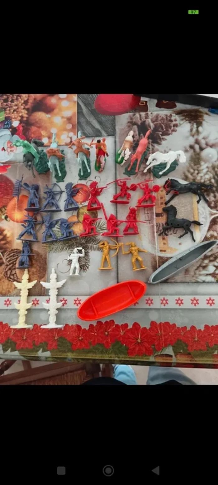Gros lot indiens, chevaux et accessoires Vintage