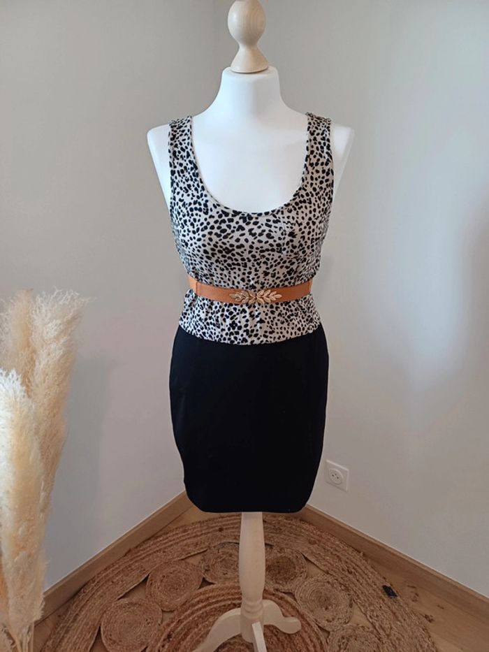 Robe bicolore chic Coolcat taille S 36 - photo numéro 6