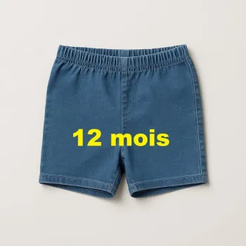 Short  en  jeans Taille 12  mois