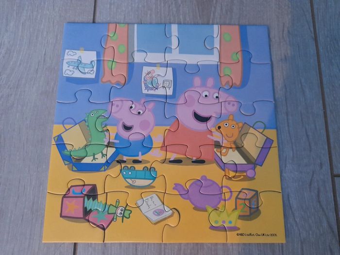 Lot puzzle peppa pig - photo numéro 2