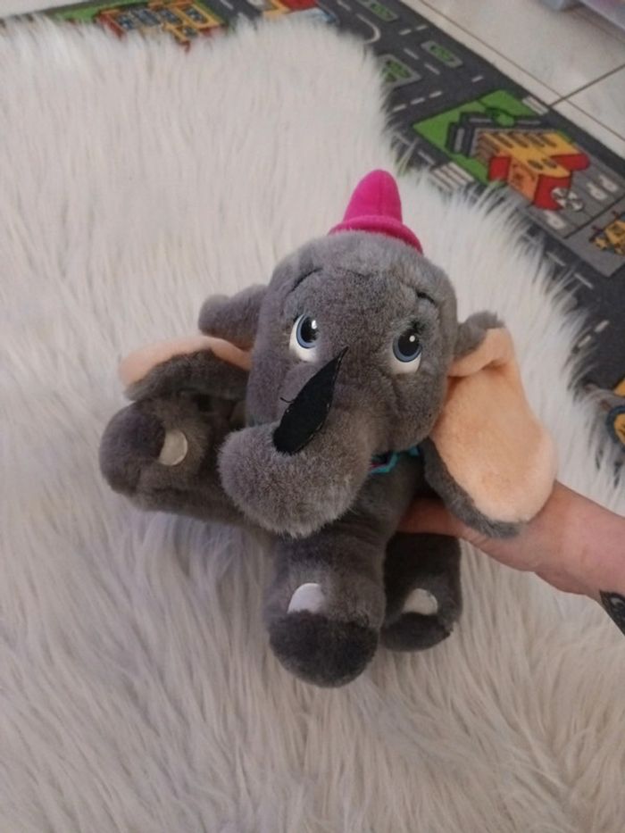 Peluche dumbo disneyland paris vintage - photo numéro 8