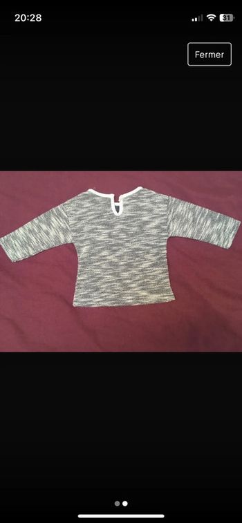 Pull fin chicanerie 6 mois