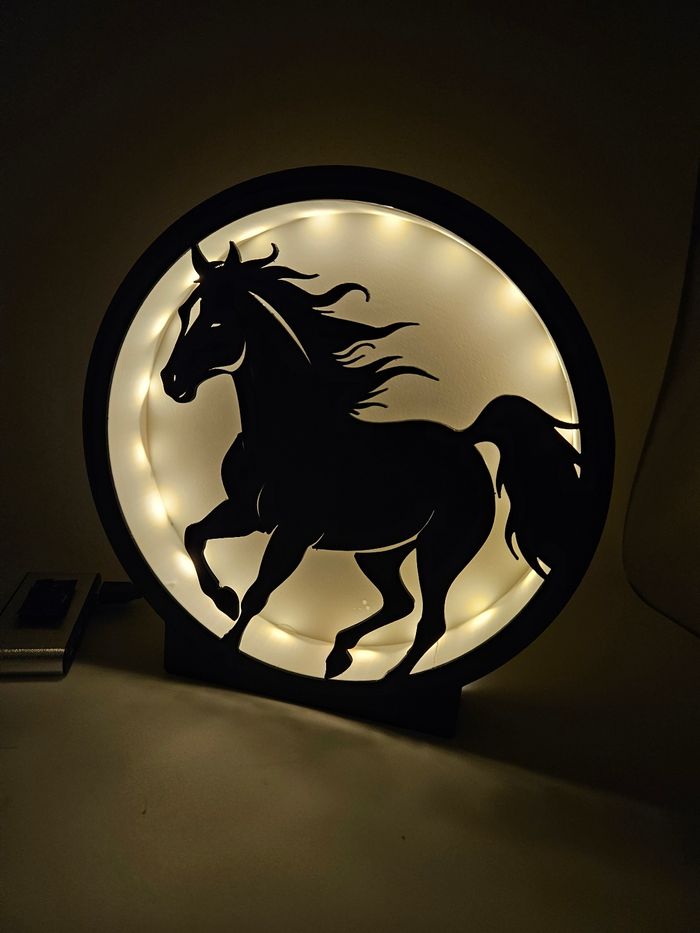 Lampe lumineuse à led cheval - photo numéro 6