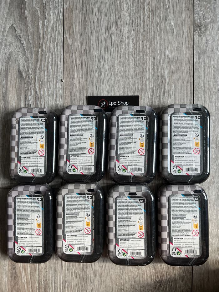 POKÉMON - LOT 8 MINI TINS - FOUDRE NOIR ET FLAMME BLANCHE - EV 10.5 - FR - NEUF - photo numéro 2