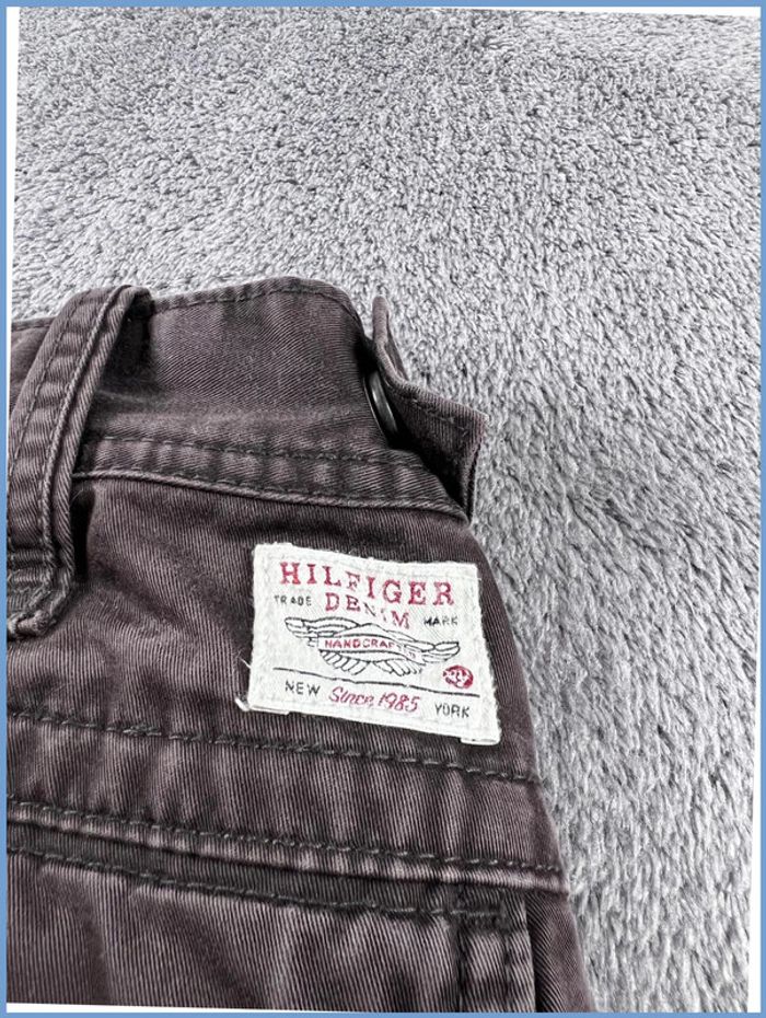 Pantalon large cargo Vintage Tommy Hilfiger Marron Taille W31 - photo numéro 9