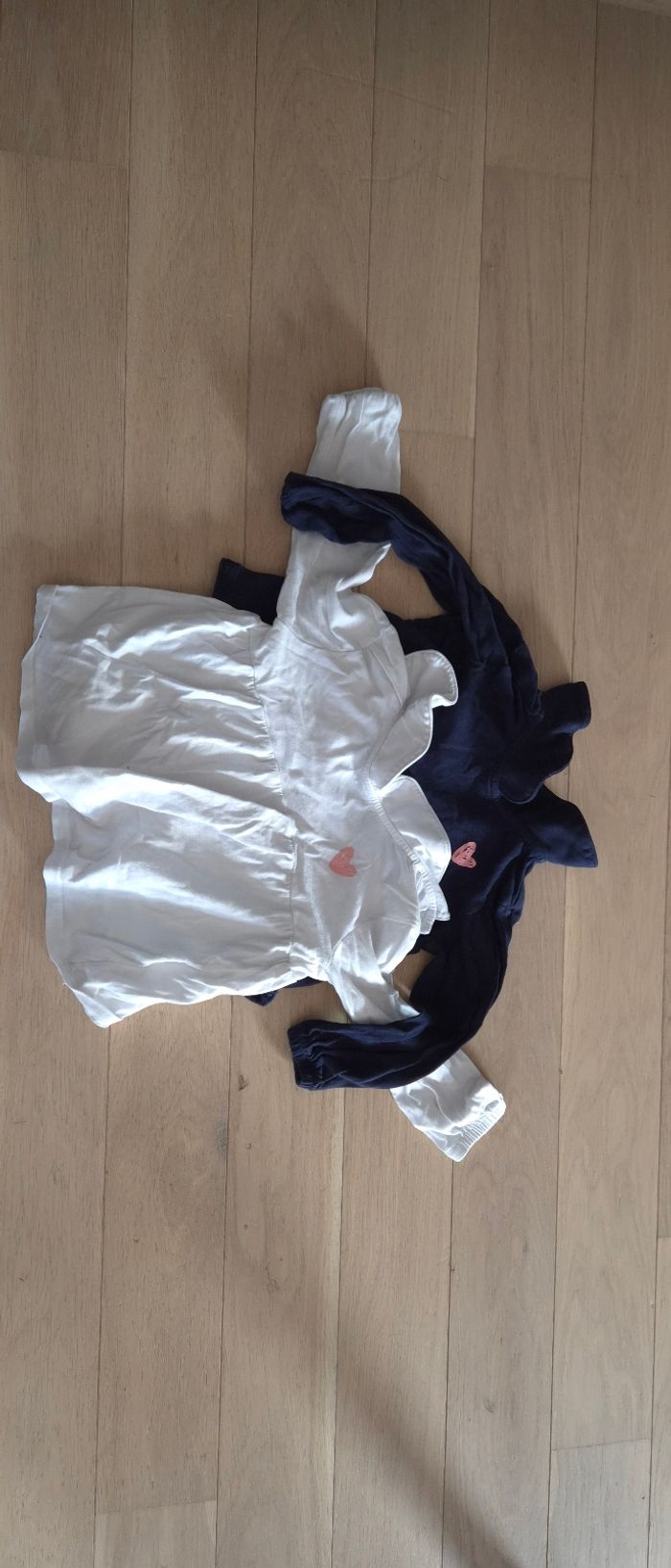 Lot de 2 t shirts manches longues - photo numéro 2