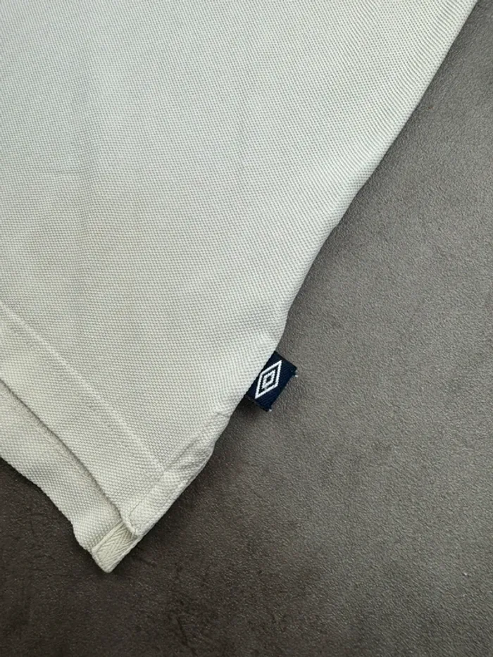 Polo Umbro Vintage 90’s Blanc Taille L - photo numéro 8